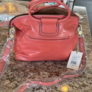 NWT HOBO Shelia Medium Leather sachel cherry blossom color 100% genuine leather